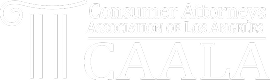 Logo for the Consumer Attorneys Association of Los Angeles (CAALA)